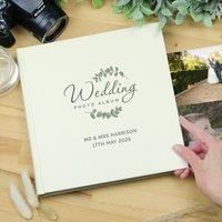 Botanical Wedding Square Hardback 6x4 Photo Album (Holds up to 120 6x4 photos)