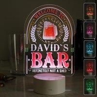 The Personalised Memento Company Printed Led Light - Bar