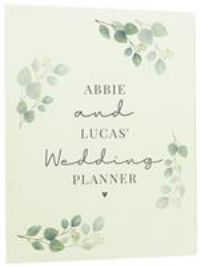 The Personalised Memento Company Personalised Botanical Wedding Planner