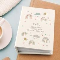 Personalised Rainbow Photo Album with Sleeves