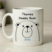 Custom Personalised Daddy Bear Ceramic Mug. Ideal for Any Occasion
