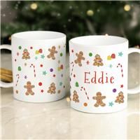 Personalised Message Gingerbread Mug