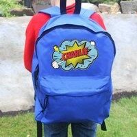 Personalised Superhero Backpack
