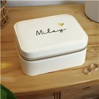 Personalised Message Travel Jewellery Box