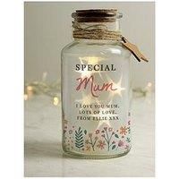 The Personalised Memento Company Personalised Special Mum Light Up Jar