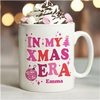 Personalised Message In My Christmas Era Mug