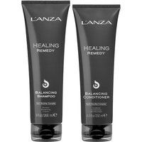 Lanza Healing Remedy Shampoo 266ml & Healing Remedy Conditioner 250ml Duo in Clear