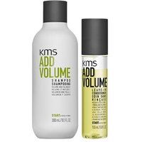 KMS AddVolume Shampoo 300ml & Leave-In Conditioner 150ml Duo