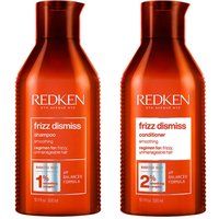 Redken Frizz Dismiss Shampoo 300ml & Conditioner 300ml Duo in Clear