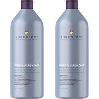 Pureology Strength Cure Blonde Shampoo 1000ml Double in Clear