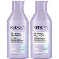 Redken DUO Blondage High Bright Shampoo 300ml and Conditioner 300ml