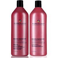 Pureology Smooth Perfection Shampoo 1000ml & Conditioner 1000ml Duo in Clear