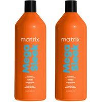 Matrix Total Results Mega Sleek Shampoo 1000ml & Conditioner 1000ml Duo in Clear