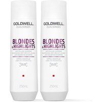 Goldwell Dual Senses Blonde & Highlights Anti-Yellow Shampoo 250ml Double in Clear