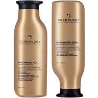 Pureology Nanoworks Gold Shampoo 266ml & Conditioner 266ml Duo in Clear