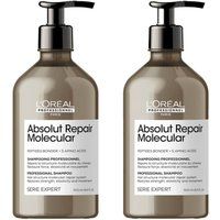 L'Oreal Professionnel Serie Expert Absolut Repair Molecular Hair Shampoo 500ml Double in Clear