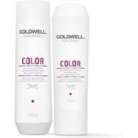 Goldwell Dual Senses Color Brilliance Shampoo 250ml & Conditioner 200ml Duo in Clear