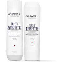 Goldwell Dual Senses Just Smooth Taming Shampoo 250ml & Conditioner 200ml Duo in Clear
