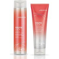 JOICO YouthLock Shampoo 300ml & Conditioner 250ml Duo in Clear