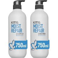 KMS Moist Repair Shampoo 750ml & Conditioner 750ml Duo in Clear