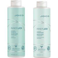 JOICO InnerJoi Hydration Shampoo 1000ml & InnerJoi Hydration Conditioner 1000ml Duo in Clear