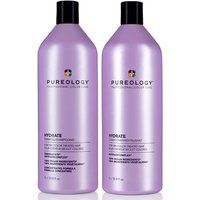 Pureology Hydrate Shampoo Conditioner Duo in Clear