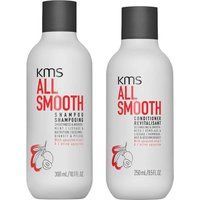 KMS All Smooth Shampoo 300ml & All Smooth Conditioner 250ml Duo