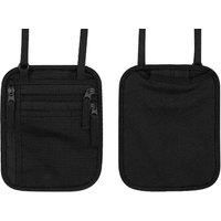 Aquarius Travel Body Wallet With Rfid Protection Passport Holder Black