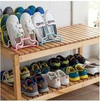 Aquarius Space Saving Shoe holder Organiser - Assorted colours - 2 Pack