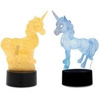 Aquarius Colour Changing 3D Unicorn LED Hologram Night Light