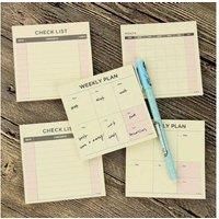 Haven Weekly Check List and Weekly Monthly Pad With Weekly Planner List Pad