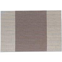 Haven Anti Slip Dining Table Mat - Vertical Bar Coffee