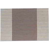 Haven Anti Slip Dining Table Mat - Vertical Bar Coffee