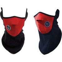 Thermal Neoprene Ski Biker Face And Neck Mask Warmer & Light Weight Cover -Red