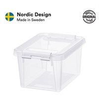 SmartStore Home 1.5L Set of 8 Storage Boxes, Clear