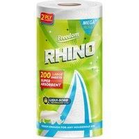 18 Jumbo Rolls of Freedom Rhino Super Strong and Absorbent Kitchen Towels