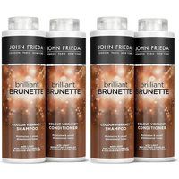 John Frieda Brilliant Colour Protecting 'Shampoo & Conditioner' 500ml 2x in Brown