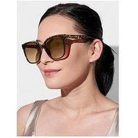 Katie Loxton Square Sunglasses - Brown Tortoiseshell