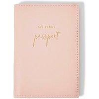 Katie Loxton My First Luggage Tag 4.5 Inch Vegan Leather Luggage ID Tag Pink