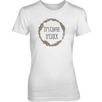 It's Coffee O'Clock Women's White T-Shirt - M - White