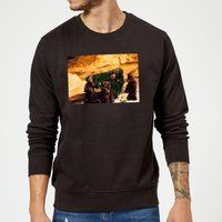 Star Wars Jawas Christmas Tree Black Christmas Jumper - L