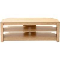 TNW Memphis Corner TV Stand For Up To 60 inch TVs - Oak
