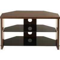 TNW Montreal Walnut Universal Corner TV Stand For Up To 50 inch TVs