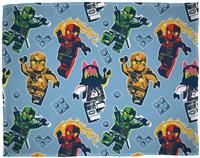 Character World Officially Licensed Lego Ninjago Fleece Blanket | Super Soft Warm True Design Throw, | Perfect For The Home, Bedroom, Camping & Sleepovers