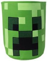 Character World Minecraft Official Storage Bin | Boomhead Design, Toy Box Laundry Basket | Organiser For Children/'s Bedroom, Kids Playroom | 38 x 31 x 31cm Cotton Canvas