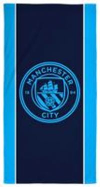 Manchester City FC Football Beach Towel Swimming Bath Pool Towel 150cm x 75cm