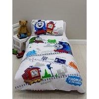 Thomas the Tank Engine Junior Duvet Reversible Toddler Bedding Set Quilt Cover