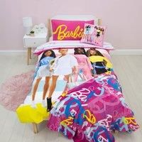 Barbie Kids Single Duvet Reversible Bedding Set White Unboxed Girls Quilt Cover