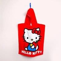 Hello Kitty Poncho Swimming Hooded Towel Red Kids Bath Robe 57cm x 50cm