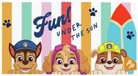 Character World Official Paw Patrol Kids Towel | Super Soft Feel, Sunny Design with Chase and Skye | Perfect The Home, Bath, Beach & Swimming Pool | One Size 70cm x 140cm